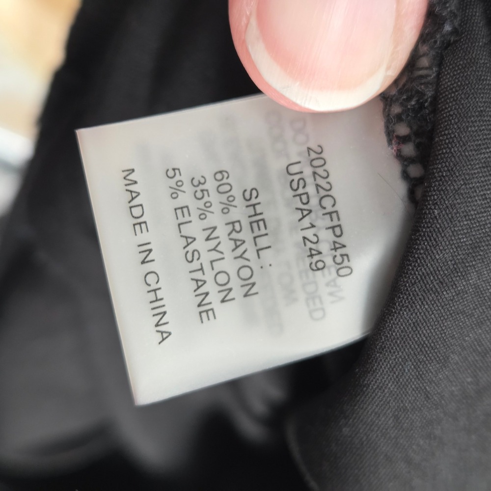 Universal Standard Women Medium 18/20 Moro Ponte Tapered Pants Black Classic - Picture 6 of 6